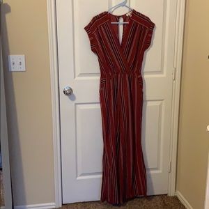 Red & Black jumpsuit